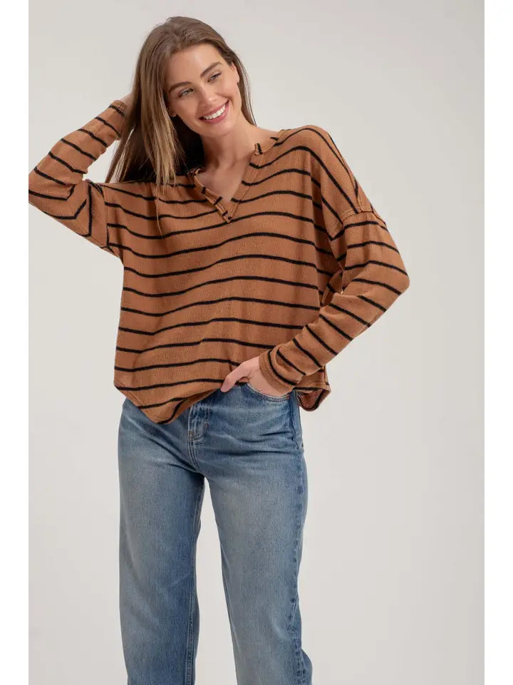 Low Key Striped Top